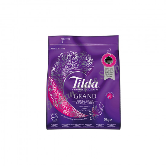 Tilda Genuine Goodness Grand Extra Long Basmati Rice 5kg Tilda Genuine Goodness Grand Extra Long Basmati Rice 5kg