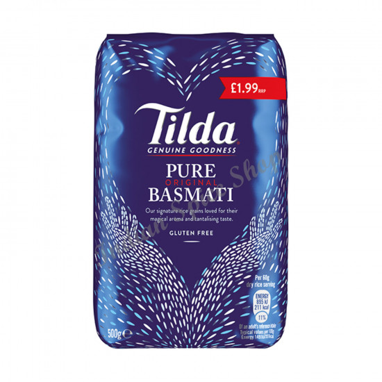 Tilda Genuine Goodness Pure Original Basmati Rice 500g