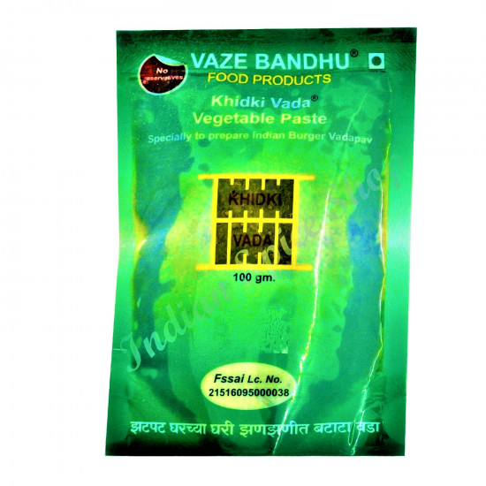 Vaze Bandhu Khidki Vada Vegetable Paste 100g Vaze Bandhu Khidki Vada Vegetable Paste 100g