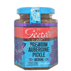 Geeta's Premium Aubergine Pickle Medium 190g