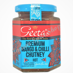 Geeta's Premium Mango & Chilli Chutney Hot 230g
