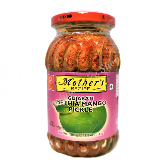 Mother's Recipe Gujarati Methia Mango Pickle 500g Mother's Recipe Gujarati Methia Mango Pickle 500g