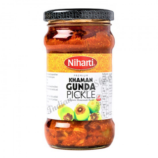 Niharti Premium Khaman Gunda Pickle 290g Niharti Premium Khaman Gunda Pickle 290g