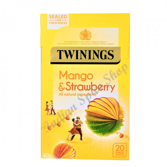 Twinings Mango And Strawberry 20 Bags 40g Twinings Mango And Strawberry 20 Bags 40g