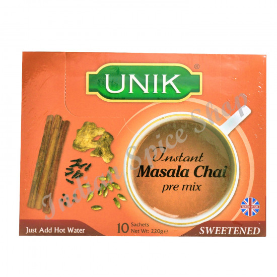 Unik Masala Chai Sweetened Premix 10 Sachets 220g Unik Masala Chai Sweetened Premix 10 Sachets 220g