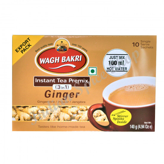 Wagh Bakri 10 Sachets Instant Ginger Tea 140g Wagh Bakri 10 Sachets Instant Ginger Tea 140g