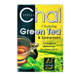 Xpress Chai Green Tea And Spearmint 25 Tea Bags 62.5g