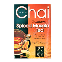 Xpress Chai Spiced Masala 25 Tea Bags 75g